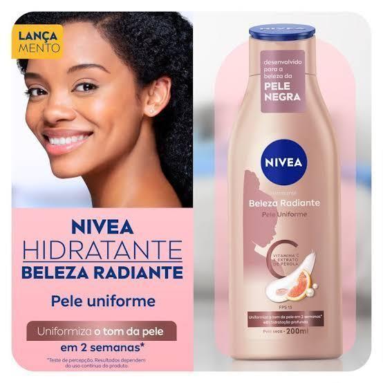 Imagem de Hidratante Nivea Beleza Radiante Pele Uniforme Pele Negra