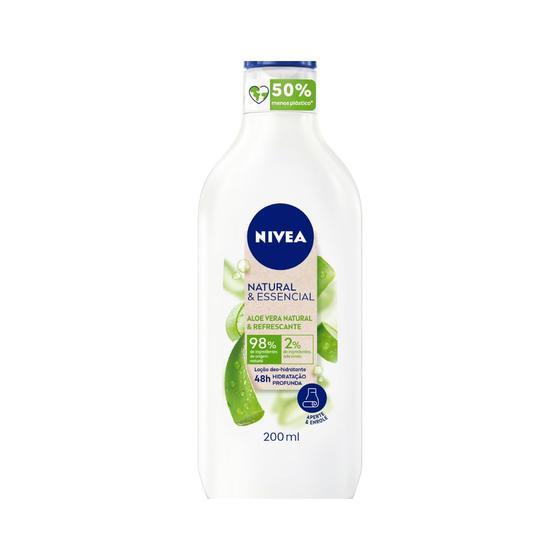 Imagem de Hidratante Nivea Natural Essencial 200ml Aloe Vera