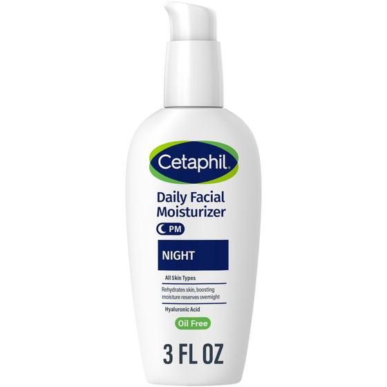 Imagem de Hidratante noturno Cetaphil Hydrating com ácido hialurônico 90mL