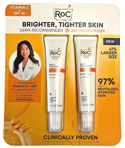 Imagem de Hidratante RoC Multi Correxion Revive + Glow com vitamina C SPF30