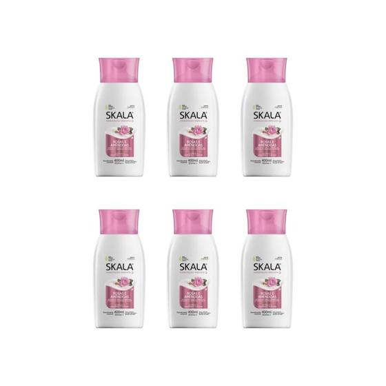 Imagem de Hidratante Skala 400Ml Rosas E Amêndoas Kit 6Un