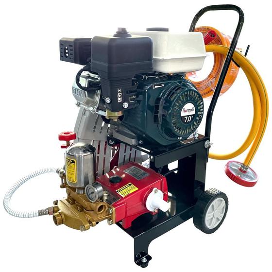 Imagem de Hidrolavadora a Gasolina 7HP Alta Vazão Com Mangueira Esguicho 1680l/h