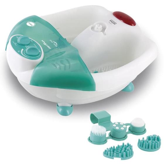 Imagem de Hidromassageador Aqua Foot Britânia 3 em 1 Relaxante e Revigorante Com 7 Acessórios 220V