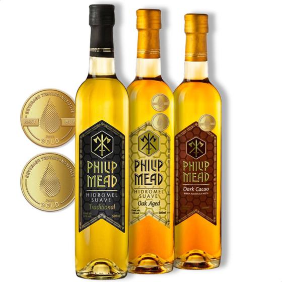 Imagem de Hidromel Philip Mead 500ml - Pack com 3 Garrafas - Escolha já o Seu!