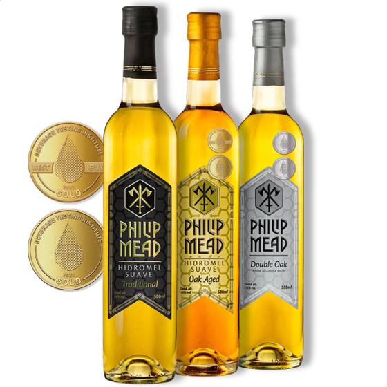 Imagem de Hidromel Philip Mead 500ml - Pack com 3 Garrafas - Escolha já o Seu!