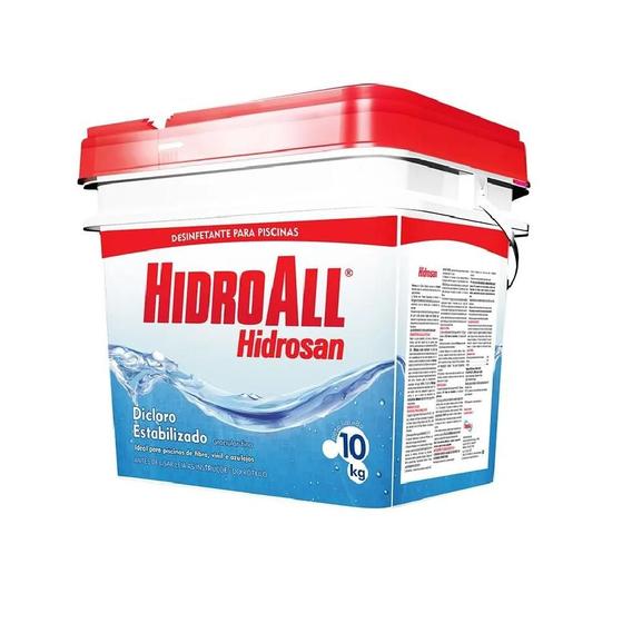 Imagem de HIDROSAN PLUS 10 KG Cloro Granulado Hidroall