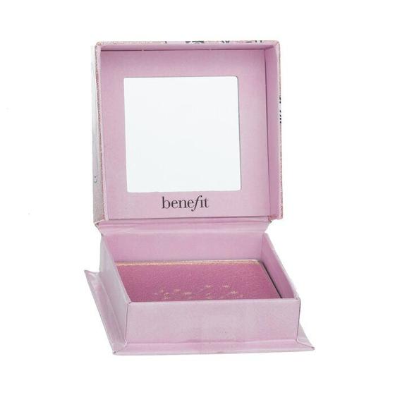 Imagem de Highlighter Benefit Tickle Golden Pink Powder com estojo espelhado