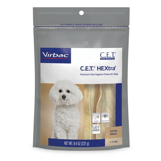 Imagem de Higiene Bucal Virbac CET HeXtra para Cães Pequenos (Até 5kg) - Pacote com 1