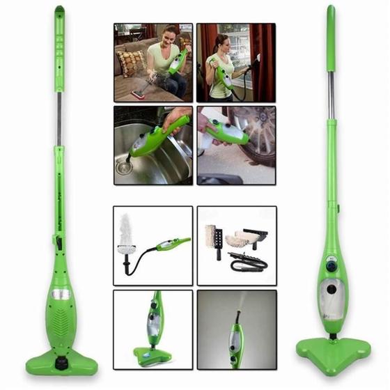 Imagem de Higienizador 5 em 1 h2o steam cleaner 220v vaporizador mop limpador de pisos vidros e janelas