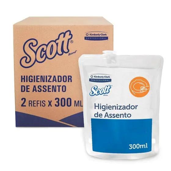 Imagem de Higienizador Assento Sanitário Scott Spray Kit c/ 2 un 300ml