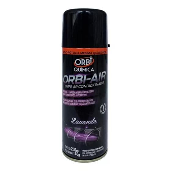 Imagem de Higienizador Automotivo Ar Condicionado Lavanda 200ml - ORBI