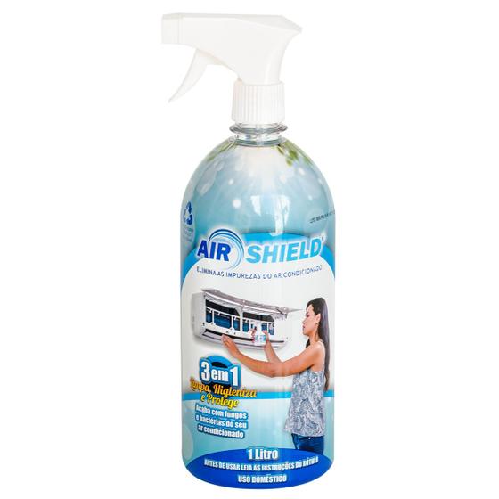 Imagem de Higienizador Bactericida Ar Condicionado Air Shield Spray 1 Litro C/ Gatilho