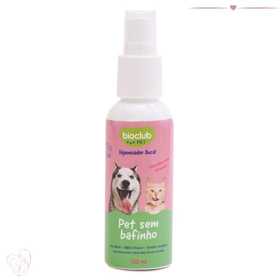 Imagem de Higienizador Bucal Pet Bioclub Sem Bafinho Cães e Gatos 120ml