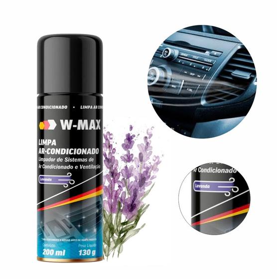 Imagem de Higienizador Limpa Ar Condicionado W-Max Lavanda 200ml 