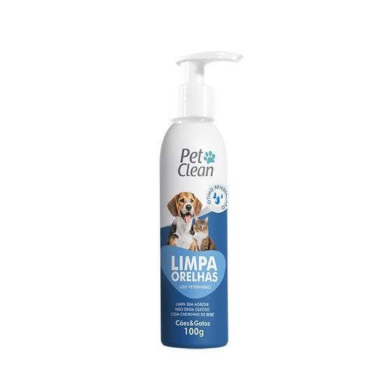 Imagem de Higienizador Limpa Orelhas Gel Cheirinho De Bebê Cães E Gatos 100g Pet Clean