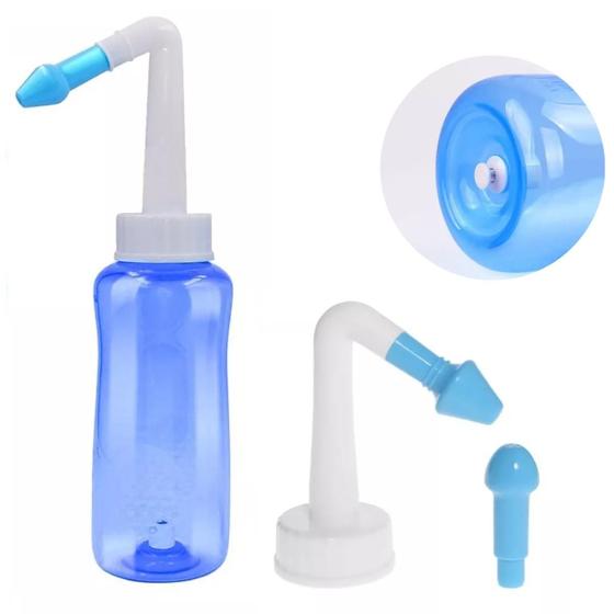 Imagem de Higienizador Nasal Azul 300ml Premium Com 2 Bicos e Entrega Imediata