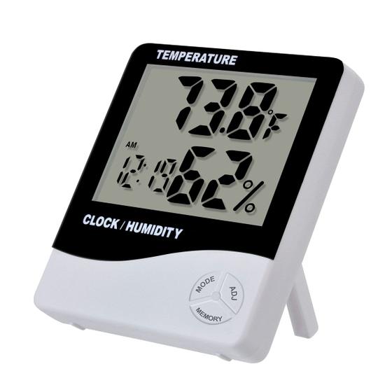 Imagem de Higrômetro Digital Sensor Externo Temperatura Para Ambientes