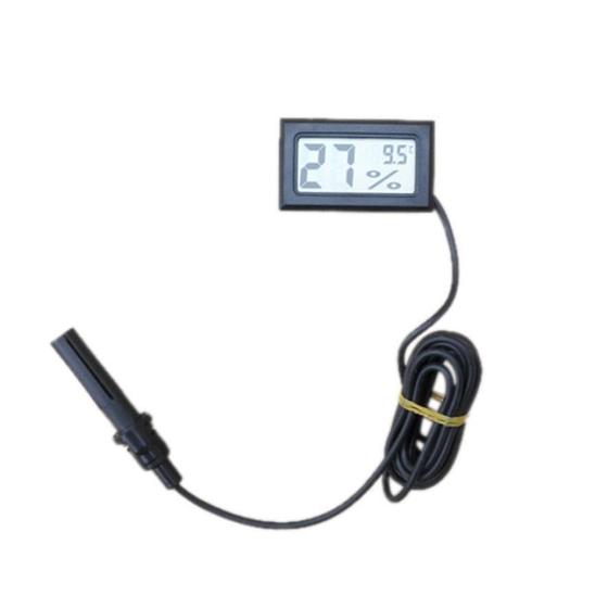 Imagem de Higrometro Termometro Digital Com Sensor Externo Umidade