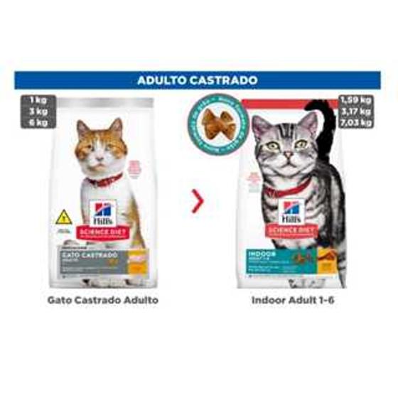 Imagem de Hill's Science Diet Felino Adulto Indoor 7,03