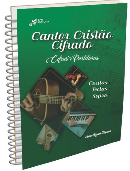 Imagem de Hinário Cantor Cristão Cifrado com Partitura Capa Dura