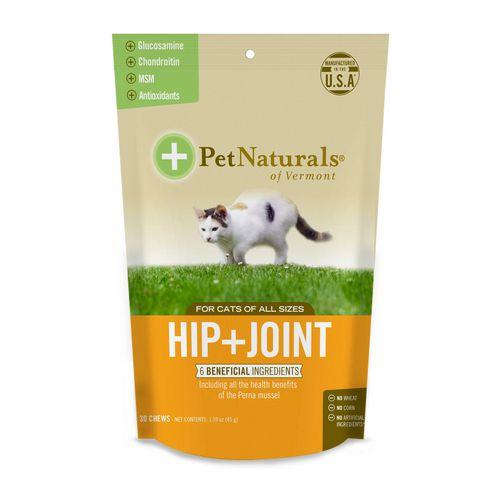 Imagem de Hip + Joint For Cats 30 mastigáveis da Pet Naturals de Vermont (pacote com 2)