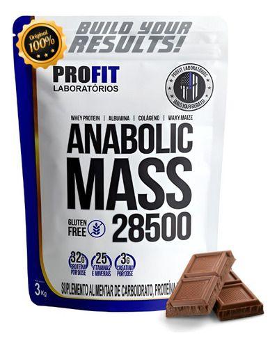 Imagem de Hipercalórico Anabolic Mass Profit 28500 Chocolate 3kg 