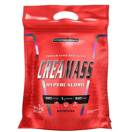 Imagem de Hipercalorico Creamass com Creatina 3Kg Baunilha - Integralmedica