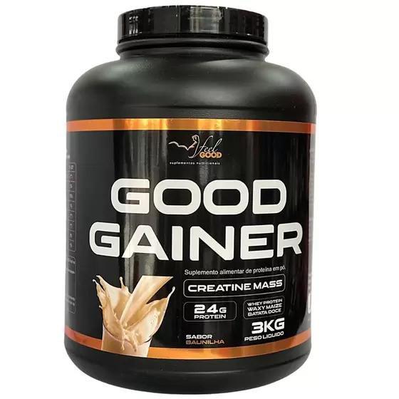 Imagem de Hipercalorico Good Gainer Creatine Mass 3kg - Feel Good