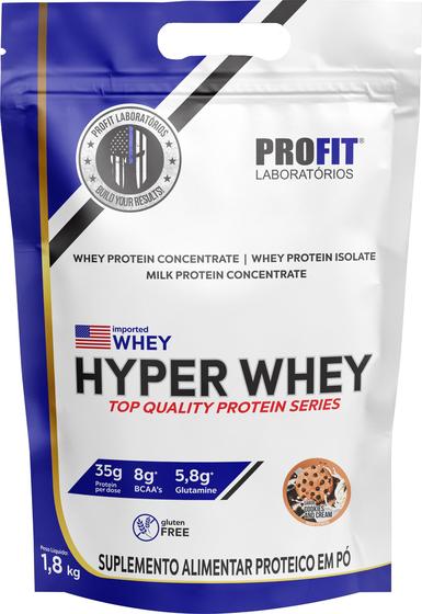 Imagem de Hipercalórico Hyper Whey Protein 1,8kg Isolado E Concentrado - Profit Labs