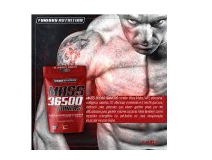 Hipercalórico Mass 36500 Gainers 3kg - Zero Soja E Glúten Chocolate ...