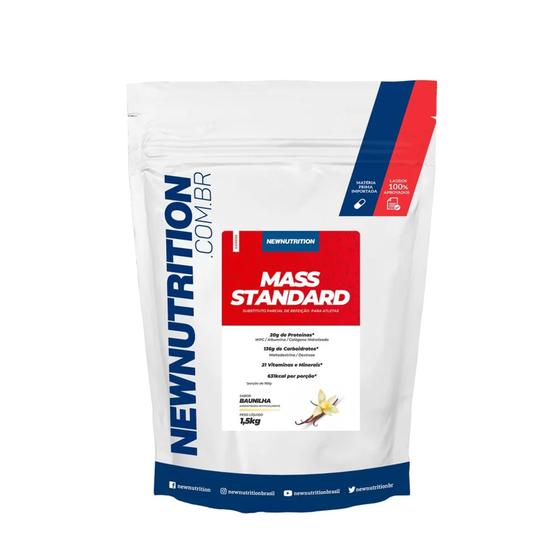 Imagem de Hipercalórico Mass Standard Sabor Baunilha 1,5Kg