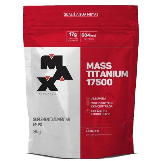 Imagem de Hipercalórico Mass Titanium 3kg Max Titanium