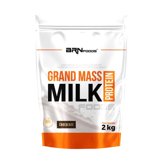 Imagem de Hipercalórico SEM SOJA - Grand Mass Milk Protein Foods - BRN Foods 2kg 