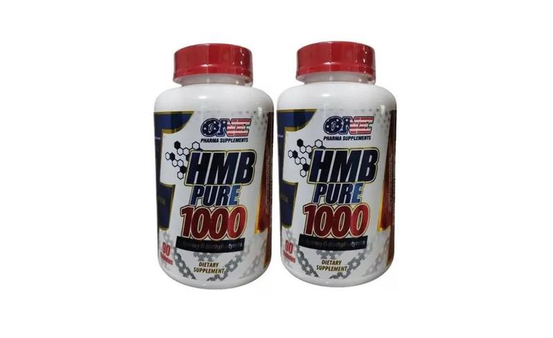 Imagem de HMB PURE 1000 Hidroximetilbutirato 180 tabletes (90+90) Combo - ONE Pharma