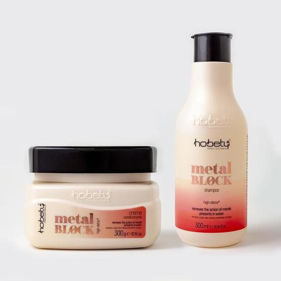 Imagem de Hobety Kit Metal Block Shampoo E Mascara