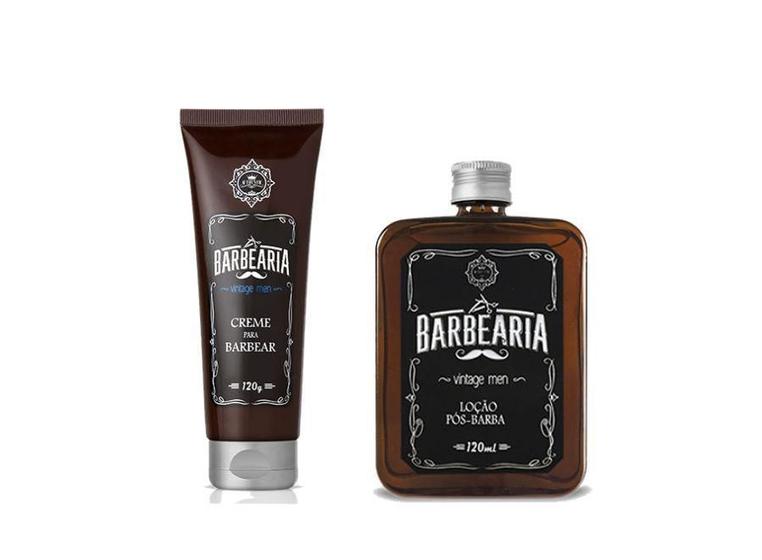 Imagem de Hobety Kit Vintage Men Loção Pós Barba E Creme Barbear