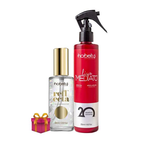 Imagem de Hobety Liso Imediato 255Ml + Reflecta Finisher Booster 60Ml