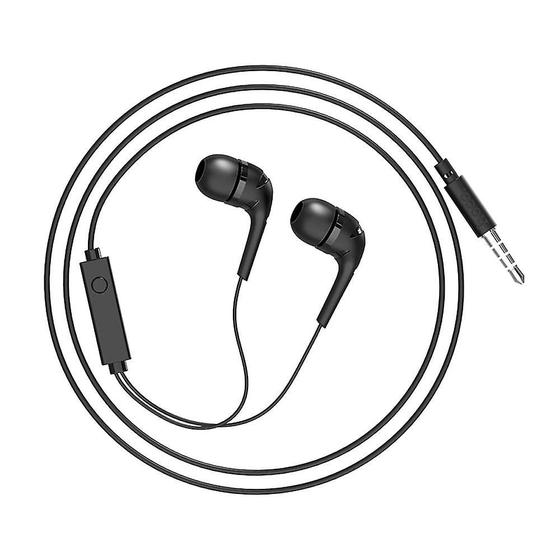 Imagem de HOCO M40 3.5mm HiFI com fio portátil dobrável intra-auricular estéreo St