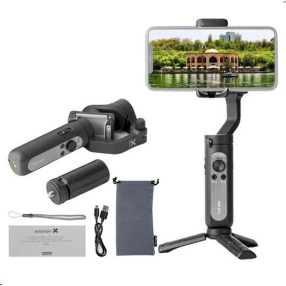 Imagem de Hohem Gimbal Isteady Xe Estabilizador Para Celular 3 Eixos Cor Preto