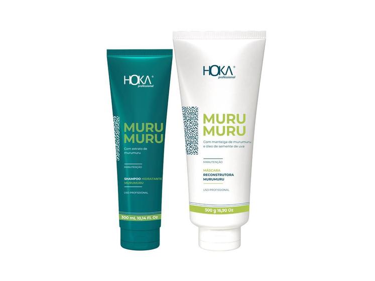 Imagem de Hoka kit murumuru shampoo 300ml + máscara 500g