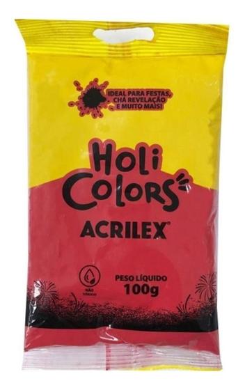 Imagem de Holi Colors 100 grs - VERMELHO FOGO - 100507 - ACRILEX