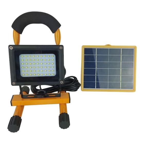 Imagem de Holofote Solar LED 6W à Prova D'Água 3528LED's IP65