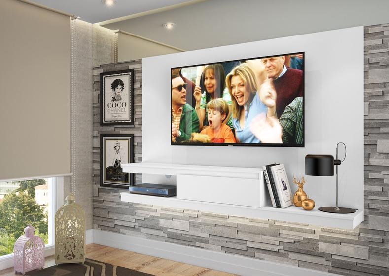 Imagem de Home Estante para Sala de Estar Tv até 60" Branco Quiditá