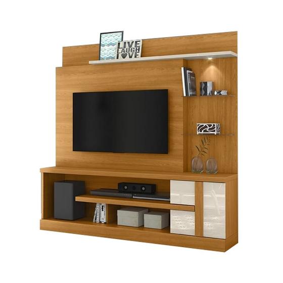 Imagem de Home Theater Alan TVs até 55” 641139 Cinamomo Off White Madetec