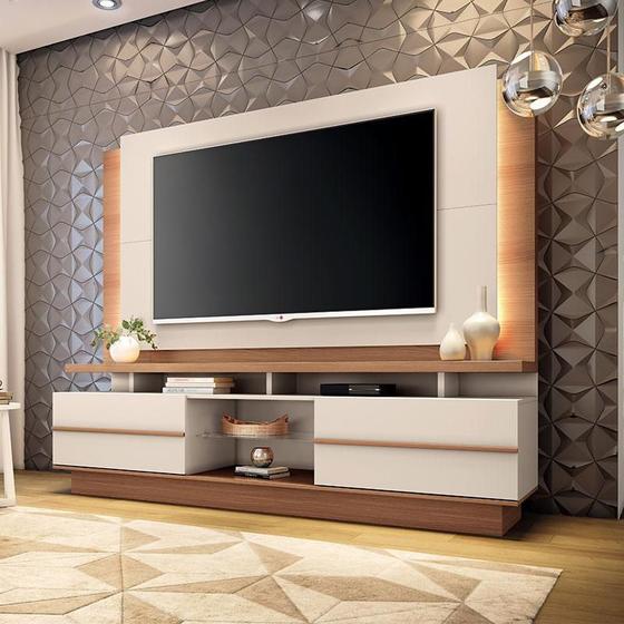 Imagem de Home Theater Ambiente Inove Nature Off White  HB Móveis