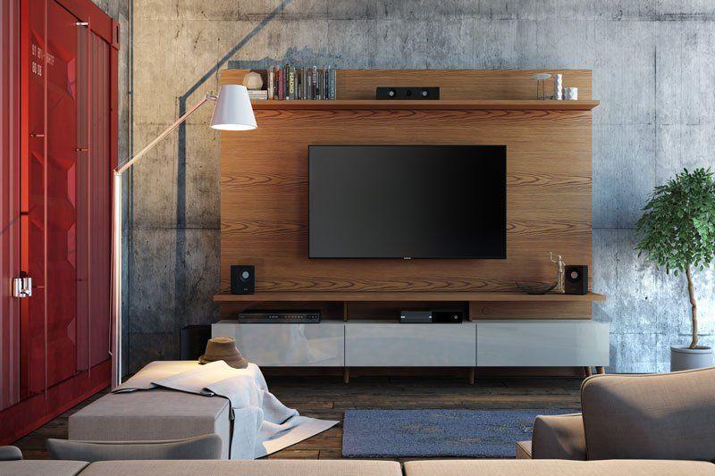 Home Theater Boss 2.2 Freijó com Off White - Imcal Móveis Menor preço em Home Theater Boss 2.2 Freijó com Off White - Imcal Móveis