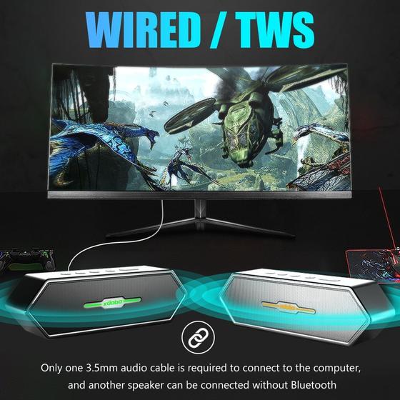 Imagem de Home Theater com Subwoofer Wireless - Som Potente e Graves Fortes (Preto)
