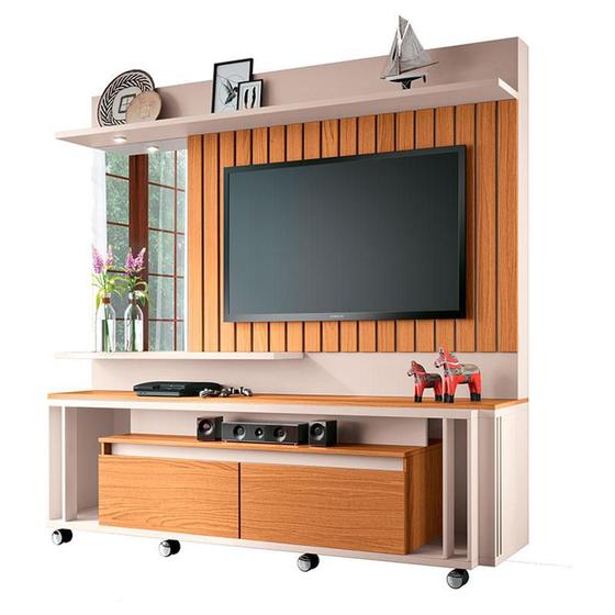 Home Theater Eclipse Off White Cinamomo HB Móveis Menor preço em Home Theater Eclipse Off White Cinamomo HB Móveis