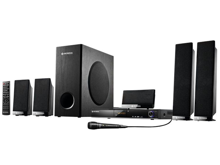 Imagem de Home Theater Mondial HT-04 com DVD 360W RMS