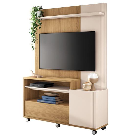 Imagem de Home Theater Para TV Até 50 Pol. Timber H01 Freijó/Off White - Mpozenato